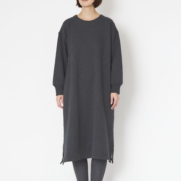 TUTIE./コットン裏毛起毛ワンピース -冬を暖かく過ごせる優しい肌触り